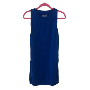 Sunidays Zero blue side zipper dress, no size, fits like small